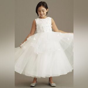 New Anthropologie Princess Daliana Butterfly Flower Girl Dress Size 6
